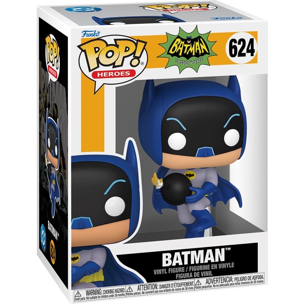Фото - Коллекционная фигурка FUNKO POP Heroes: Batman 66 S2 - Batman w/bomb (889698924696)